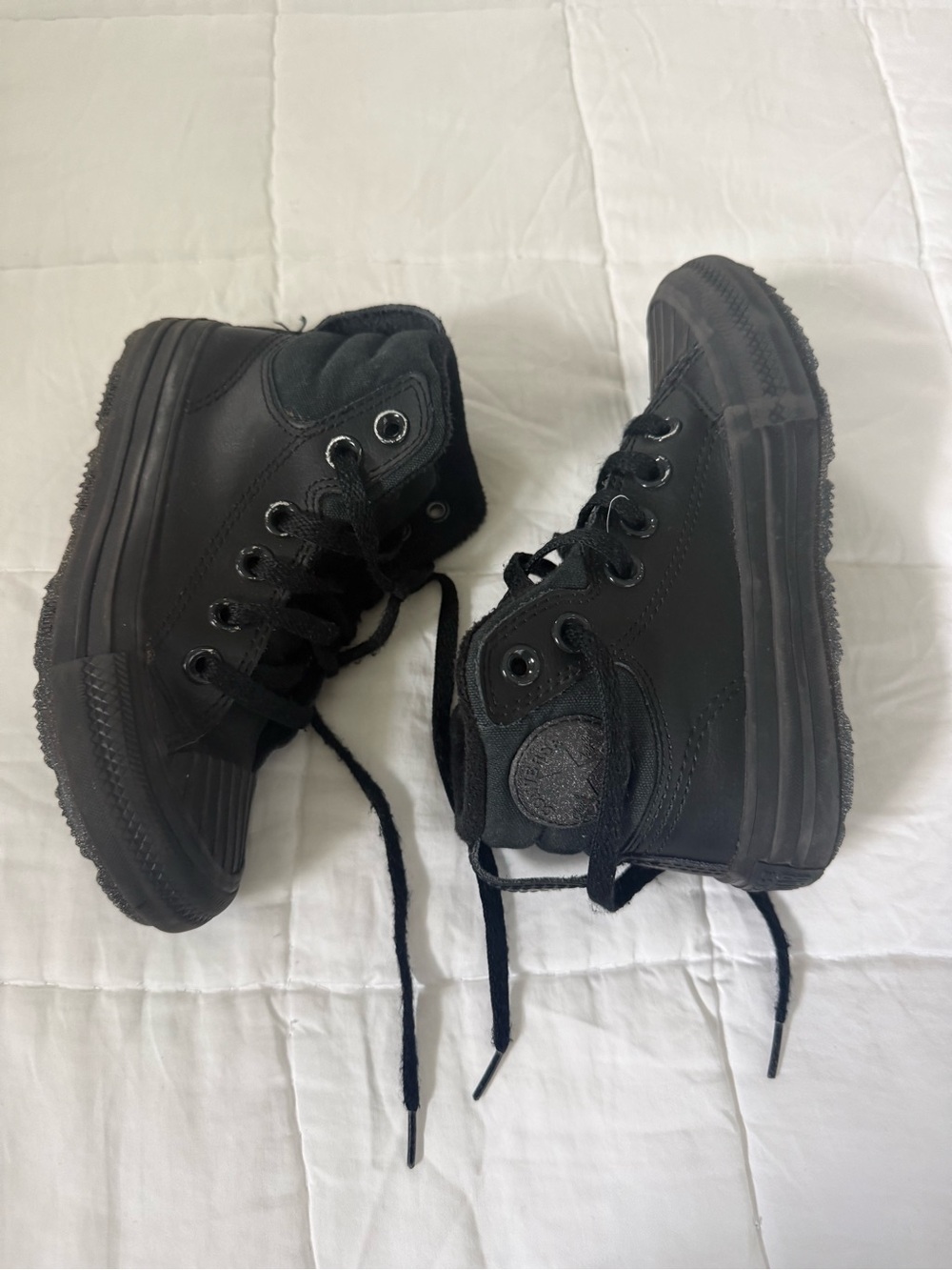 Converse Kids Black High-Top Sneakers